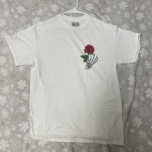 T-shirt with rose